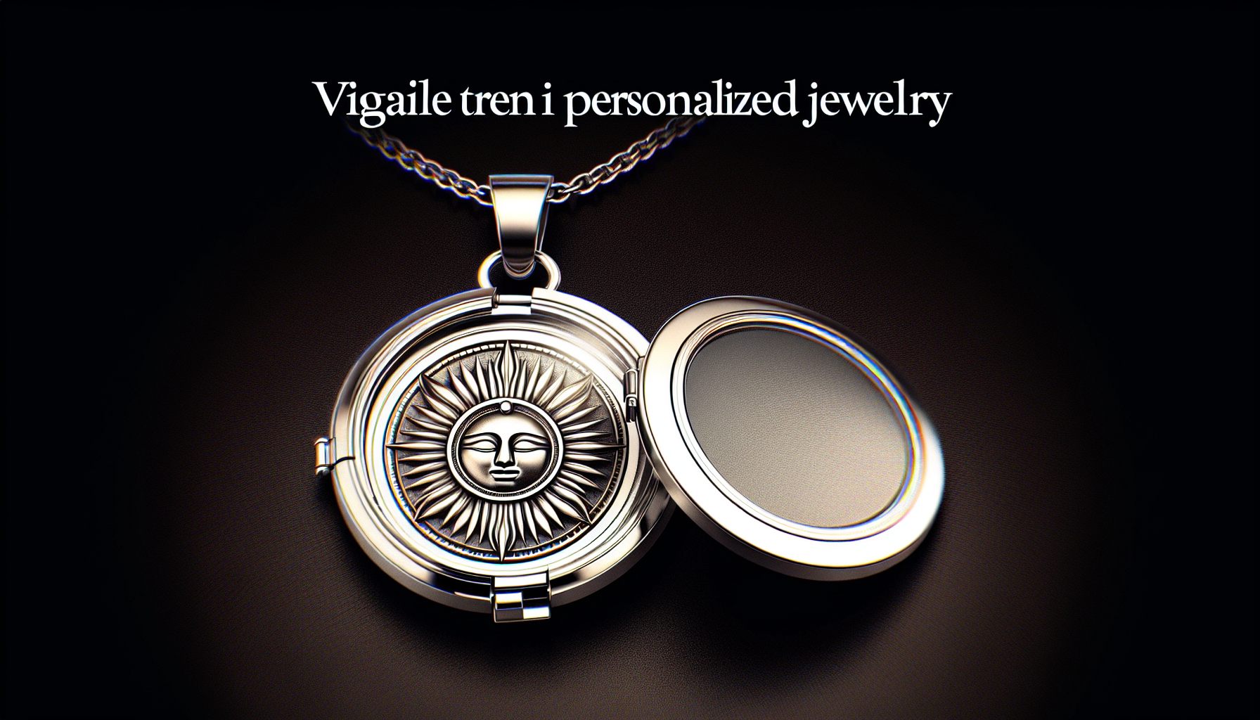 Visualize a new trend in personalized jewelry in the form of a locket. This particular locket is extra special because it features the symbol of Inti, the Incan Sun God. Picture a delicately crafted p